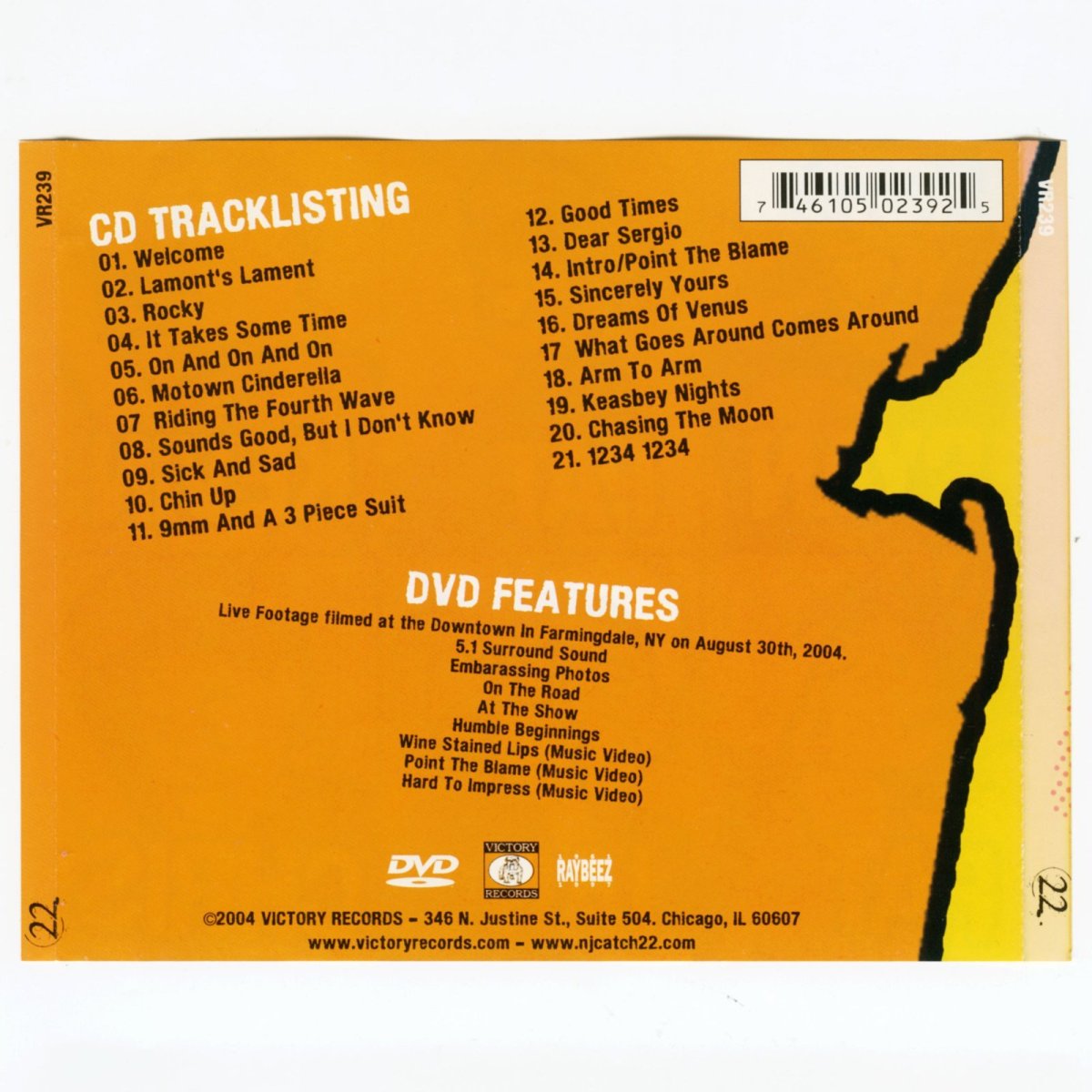 画像3: Catch 22 / Live [US Orig.LP][CD+DVD | Victory]【ユーズド】 (3)