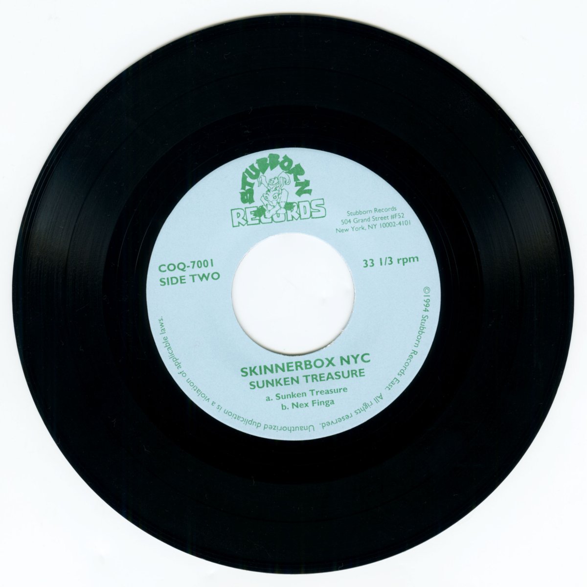 画像4: Skinnerbox / Sunken Treasure [US Org.EP][7inch | Stubborn]【ユーズド】 (4)