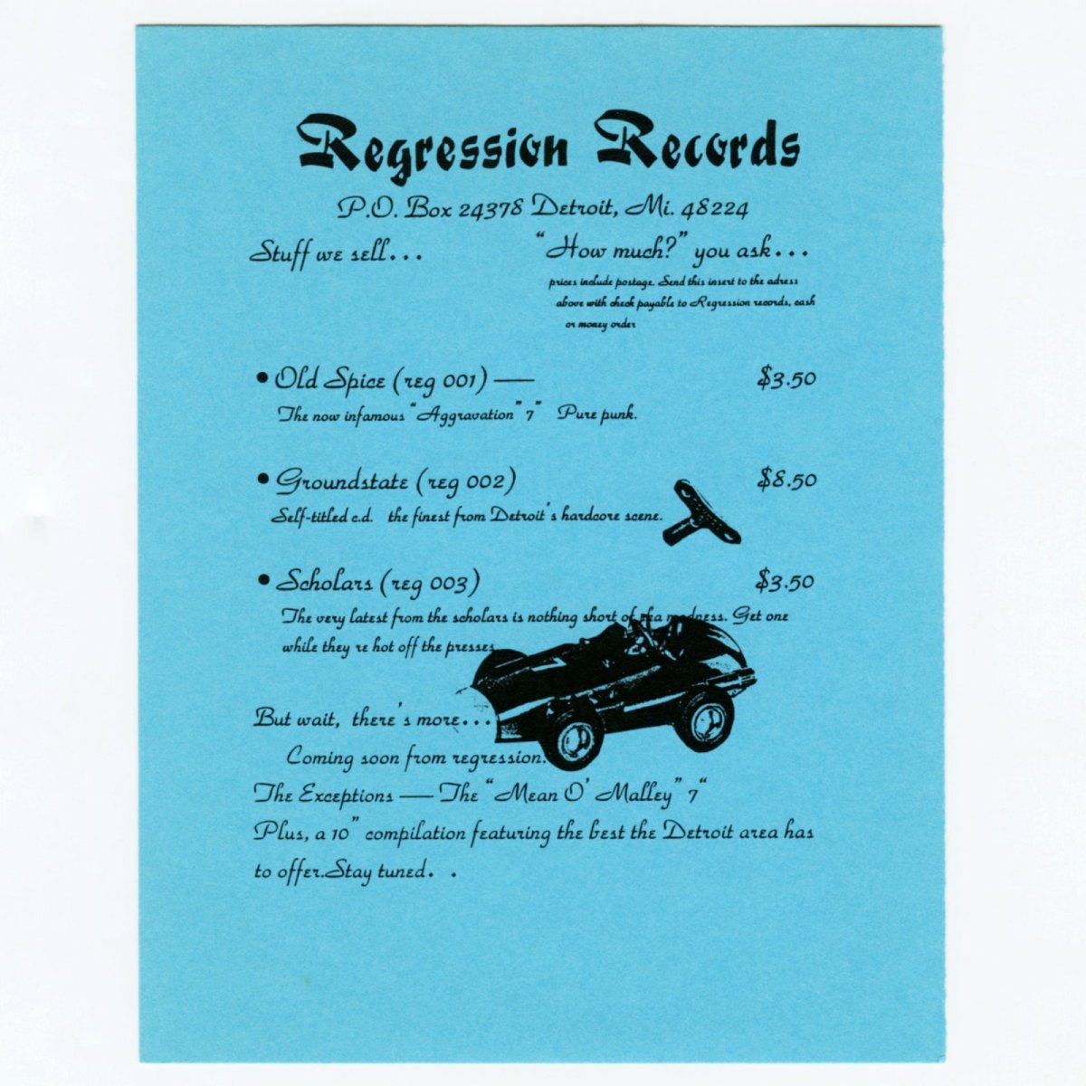 画像4: The Skolars / Something Old, Something New, Something Borrowed, Um... [US Orig.EP] [7inch | Regression]【ユーズド】 (4)