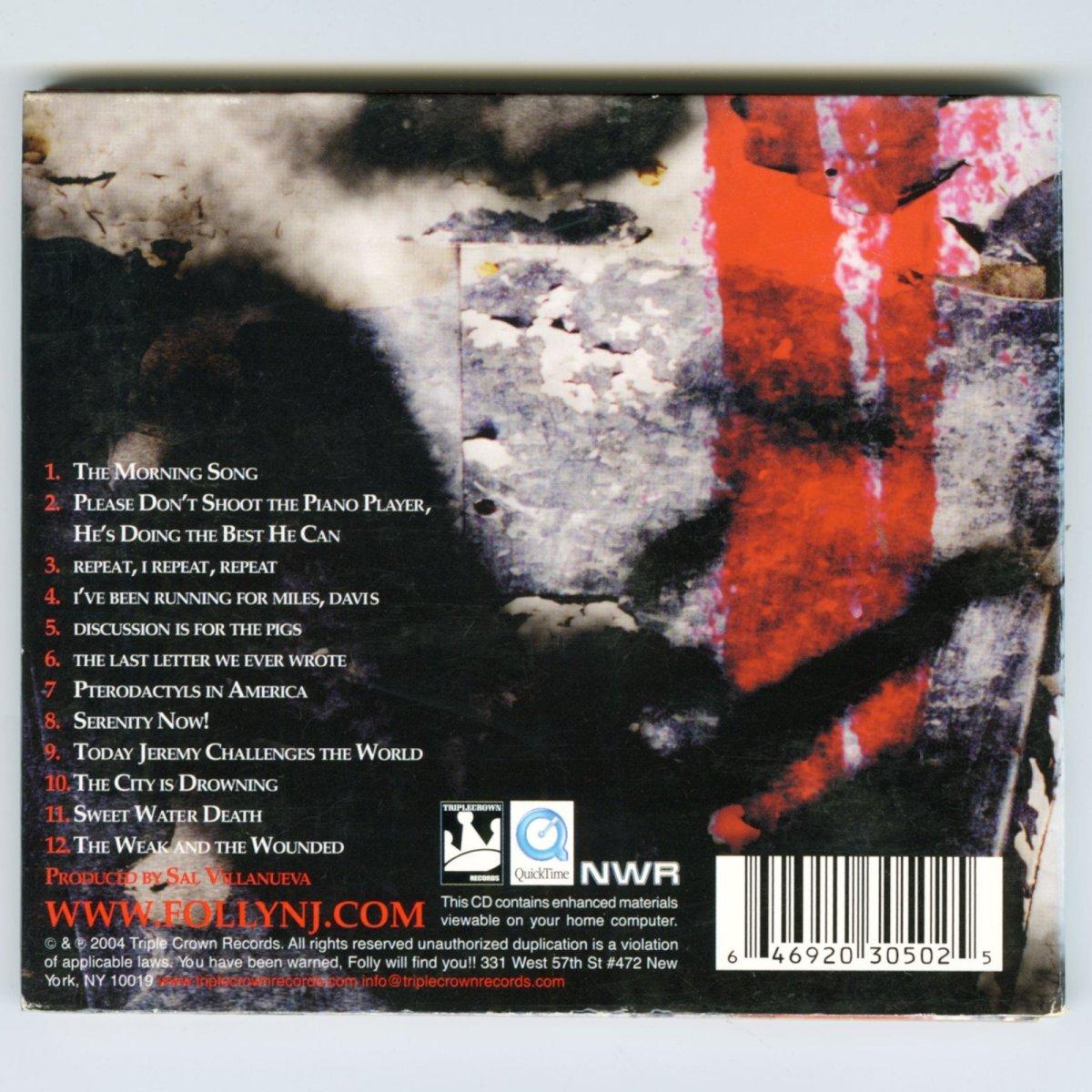 画像2: Folly / Insanity Later [US Orig.LP | Enhanced | Digipak][CD | Triple Crown]【ユーズド】 (2)