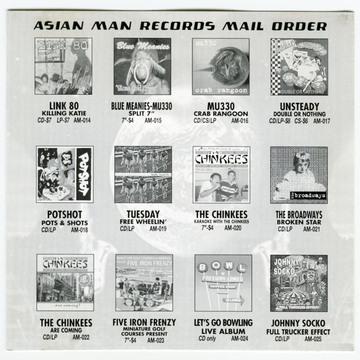 画像4: Blue Meanies  / Sonic Documentation of Exhibition and Banter [US Orig.LP][CD | Asian Man]【ユーズド】 (4)