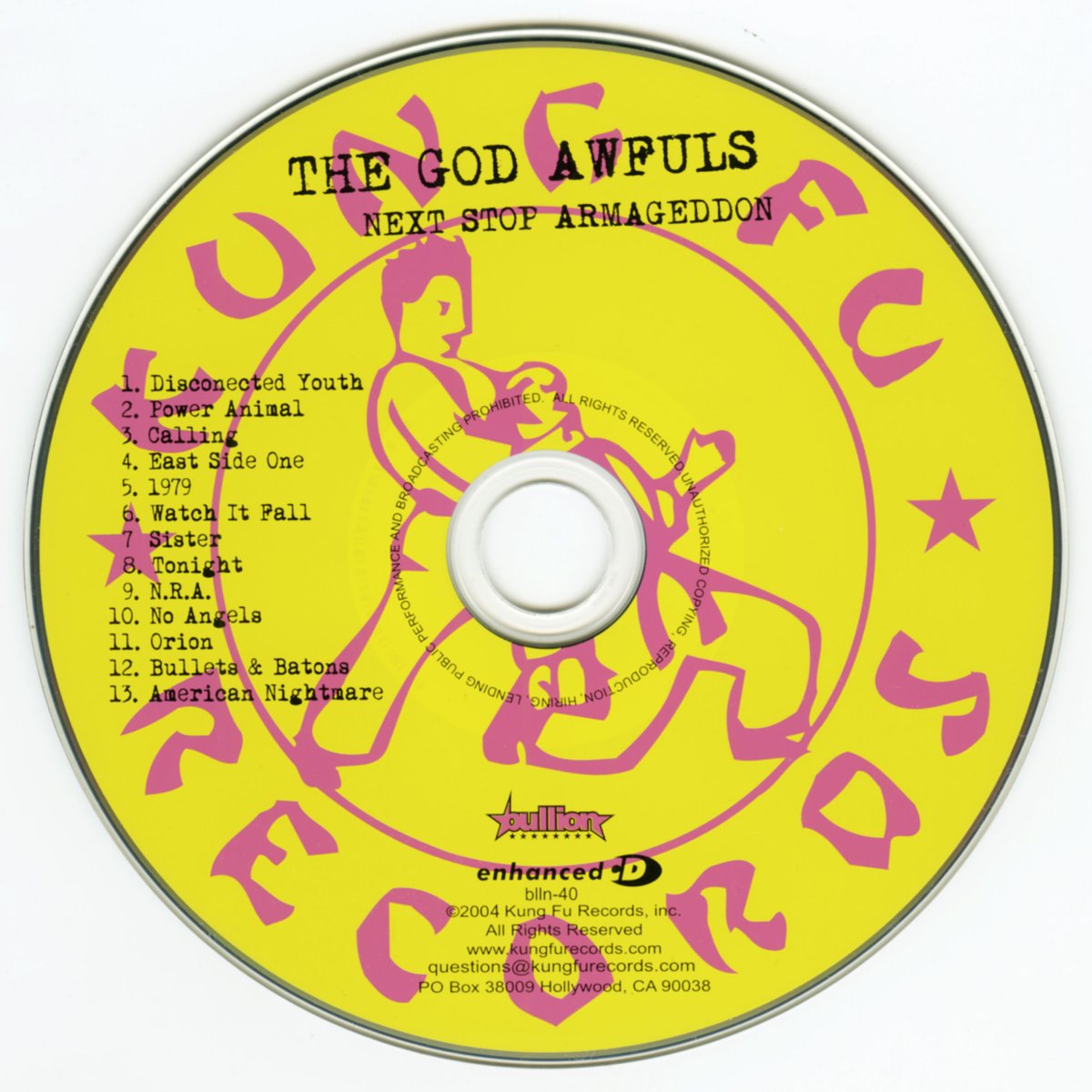 画像5: 【日本盤】The God Awfuls / Next Stop Armageddon [JPN Orig.LP | Enhanced][CD | Bullion]【ユーズド】 (5)