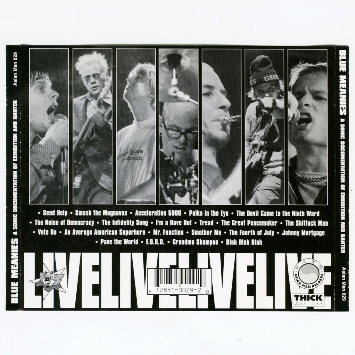 画像3: Blue Meanies  / Sonic Documentation of Exhibition and Banter [US Orig.LP][CD | Asian Man]【ユーズド】 (3)