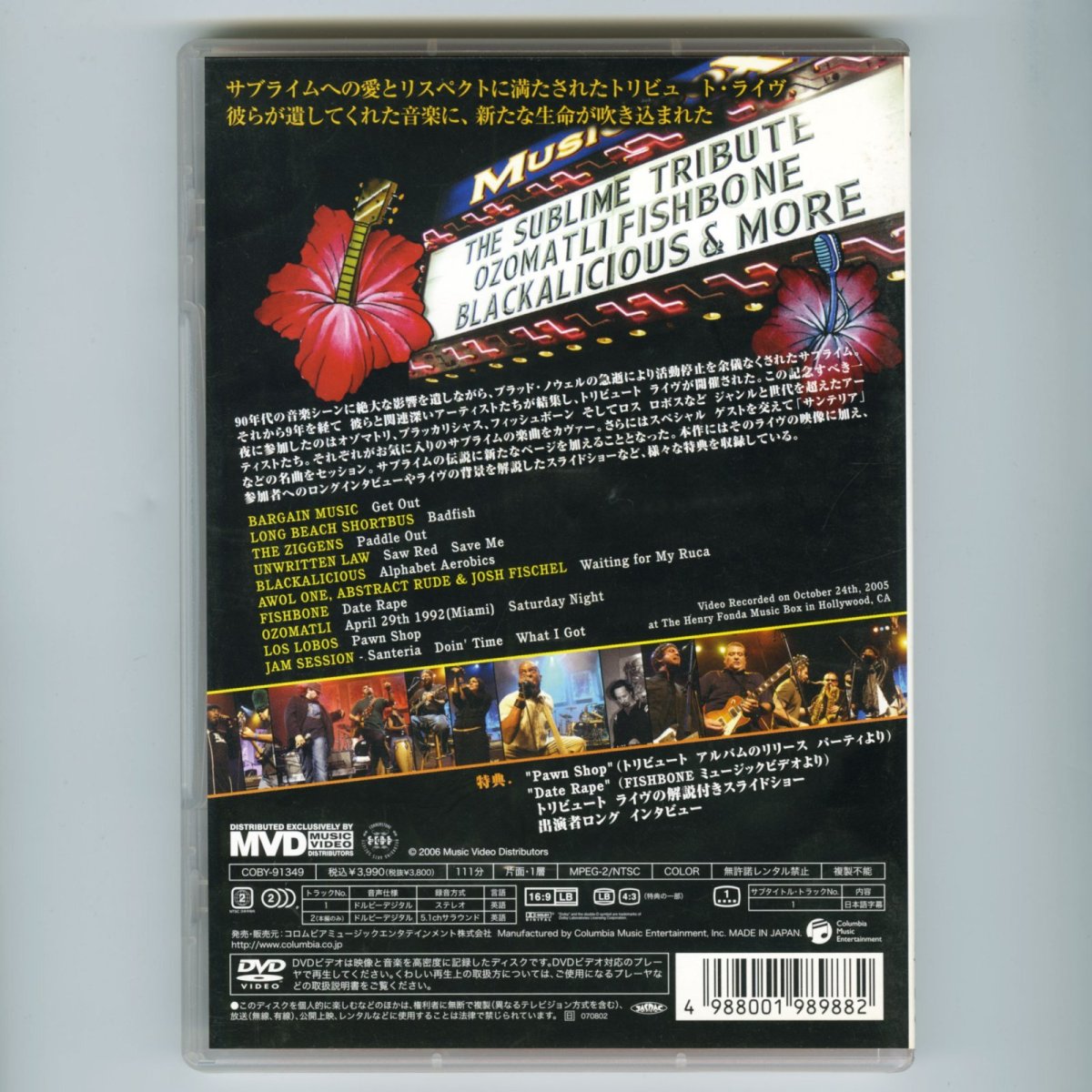画像2: 【日本盤】V.A. / Look At All The Love We Found: Live: A Tribute To Sublime [JPN ][DVD | NIPPON COLUMBIA]【ユーズド】 (2)