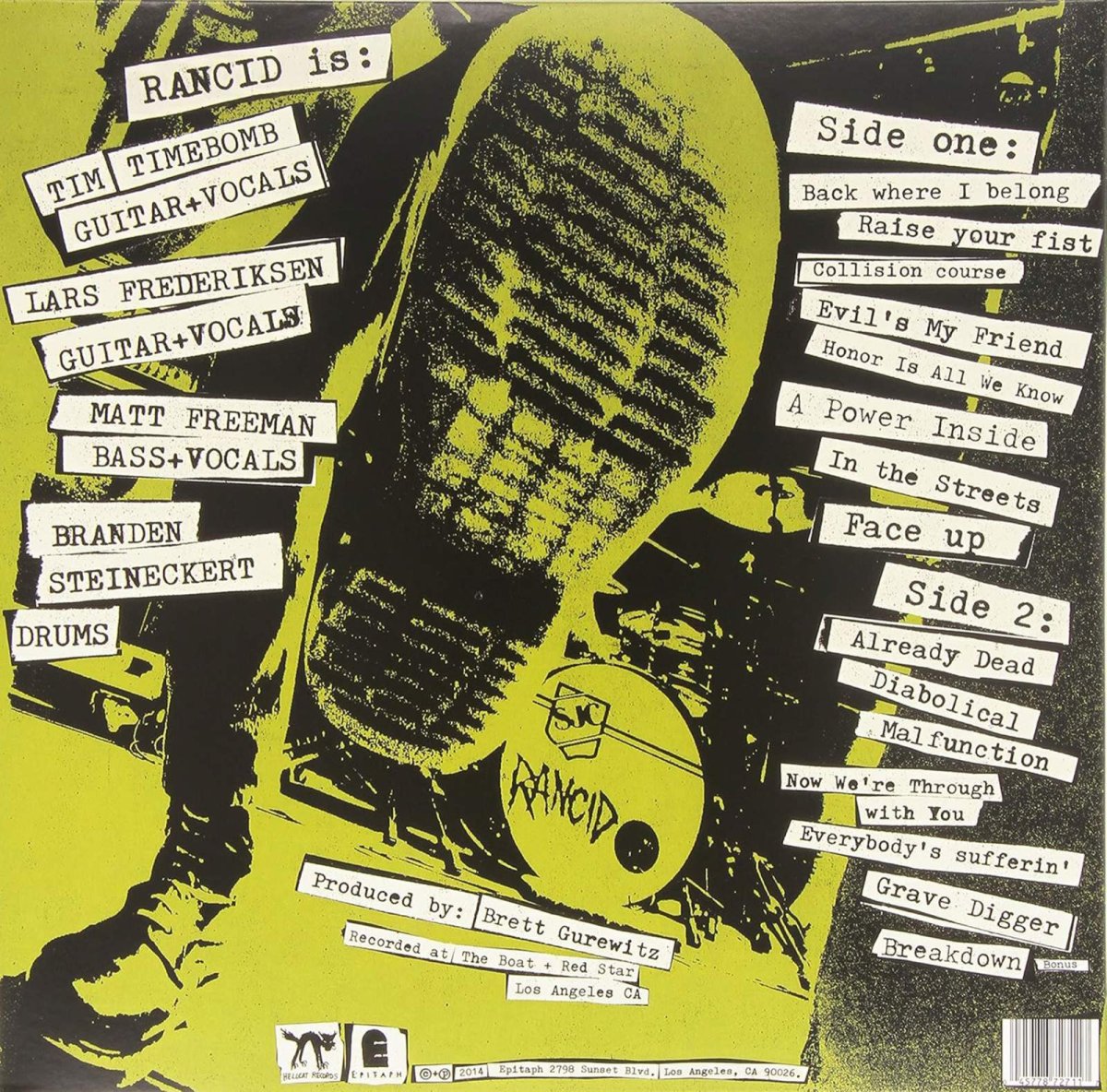 画像2: Rancid / ...Honor Is All We Know [US ORG.LP][12inch | Hellcat]【新品】 (2)