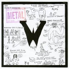 画像1: Guns 'N' Wankers / Metal [7inch アナログ]【未使用/新品】 (1)