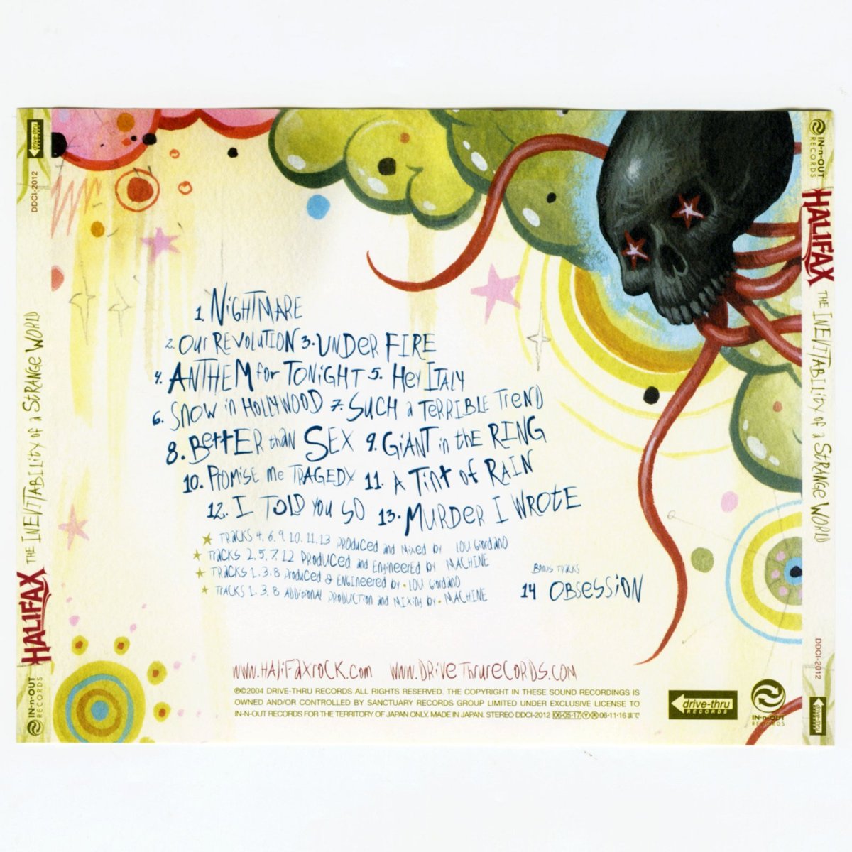 画像4: 【日本盤】Halifax / The Inevitability Of A Strange World [JPN Orig.LP][CD | In-N-Out]【ユーズド】 (4)