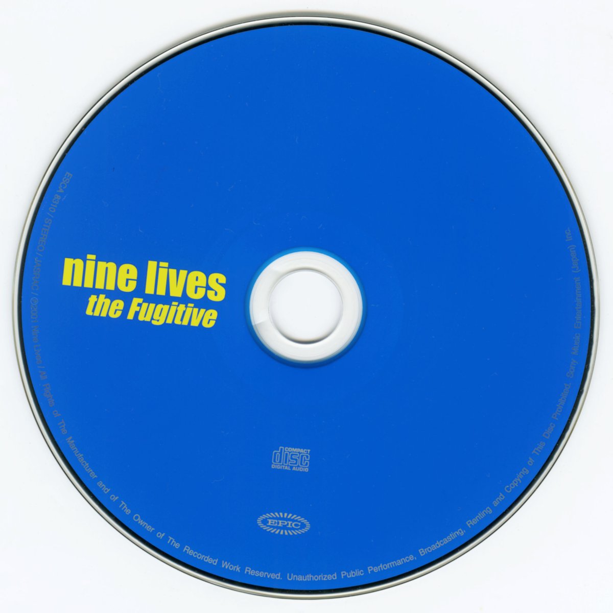 画像7: 【日本盤】Nine Lives / The Fugitive [JPN Org.LP] [CD | Epic]【ユーズド】 (7)