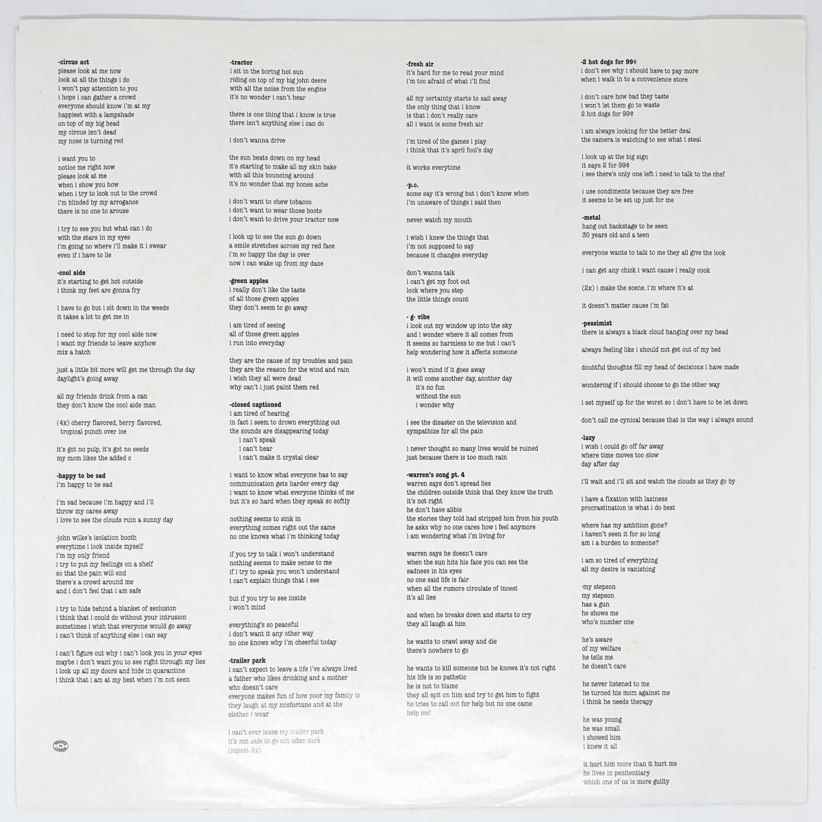 画像3: Bracket / 4-Wheel Vibe [US ORG.LP | Pink][12inch | Caroline]【ユーズド】 (3)