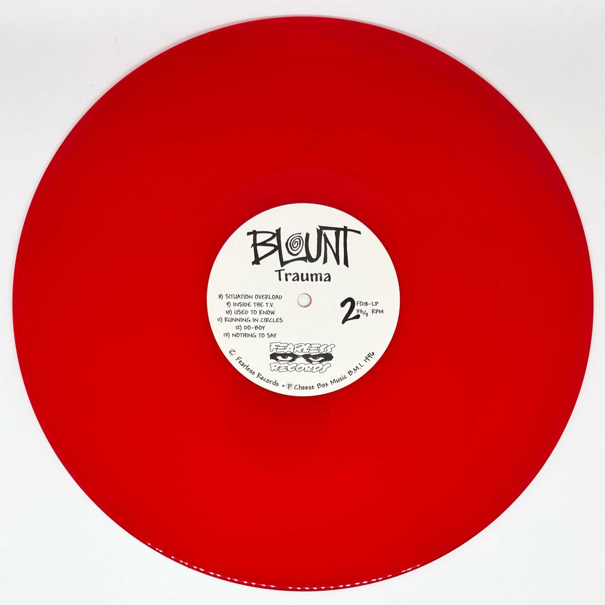 画像5: Blount / Trauma [US Org.LP | Red] [12inch | Fearless]【ユーズド】 (5)