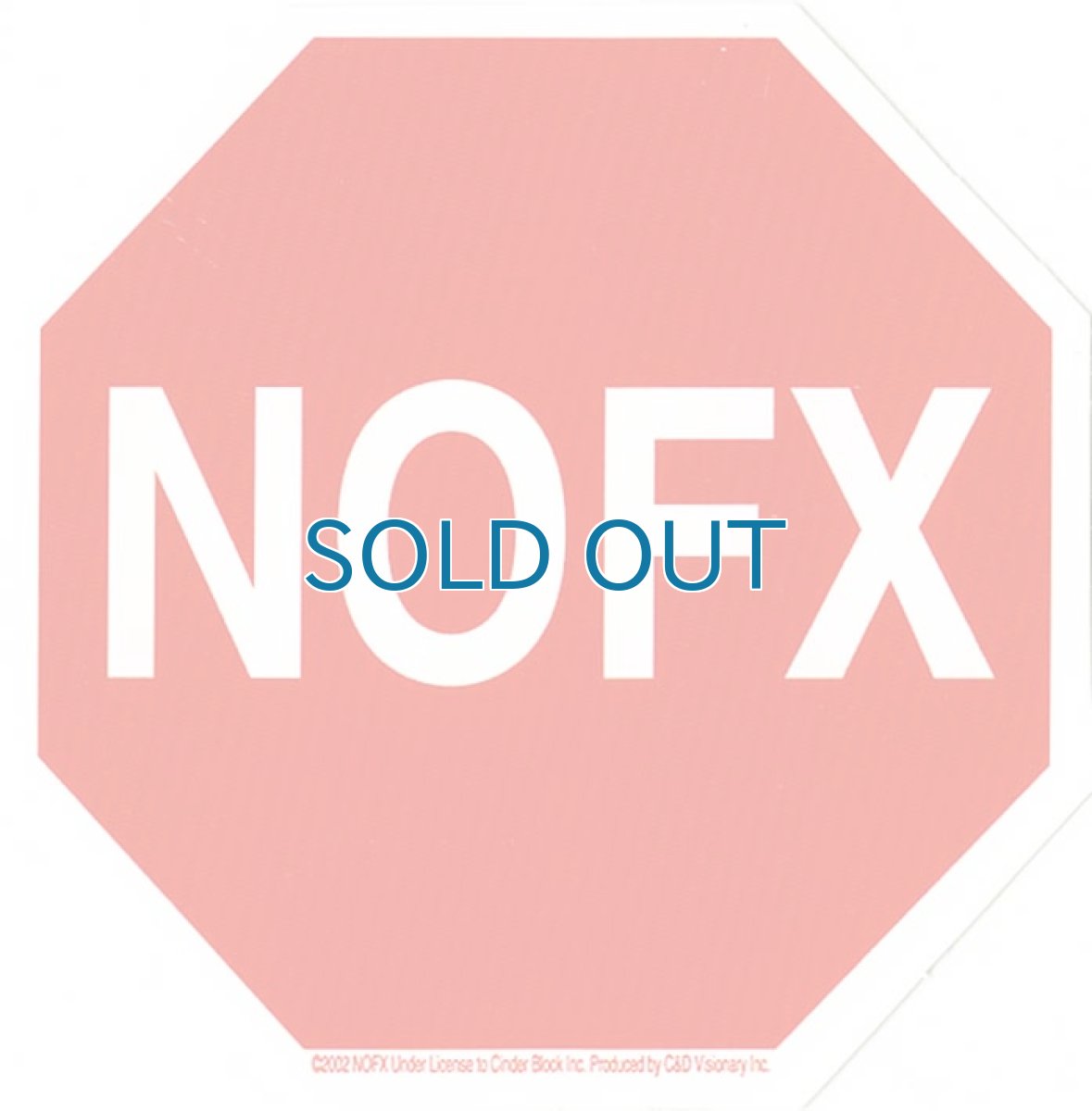 画像1: NOFX / Stop Sign ステッカー (1)