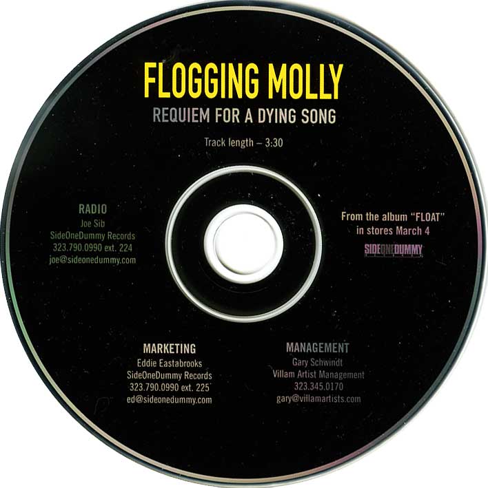 Flogging　CD　A　PUNK　[US　Song　For　Dying　SideOneDummy]【ユーズド】　Molly　MART　Requiem　[Promo