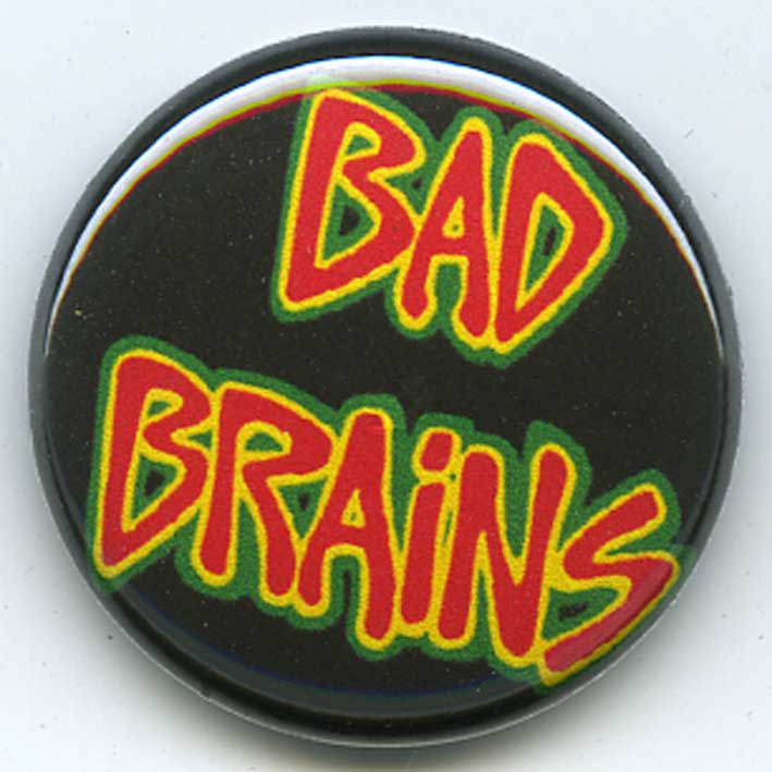 画像1: Bad Brains / Red Logo バッヂ (1)