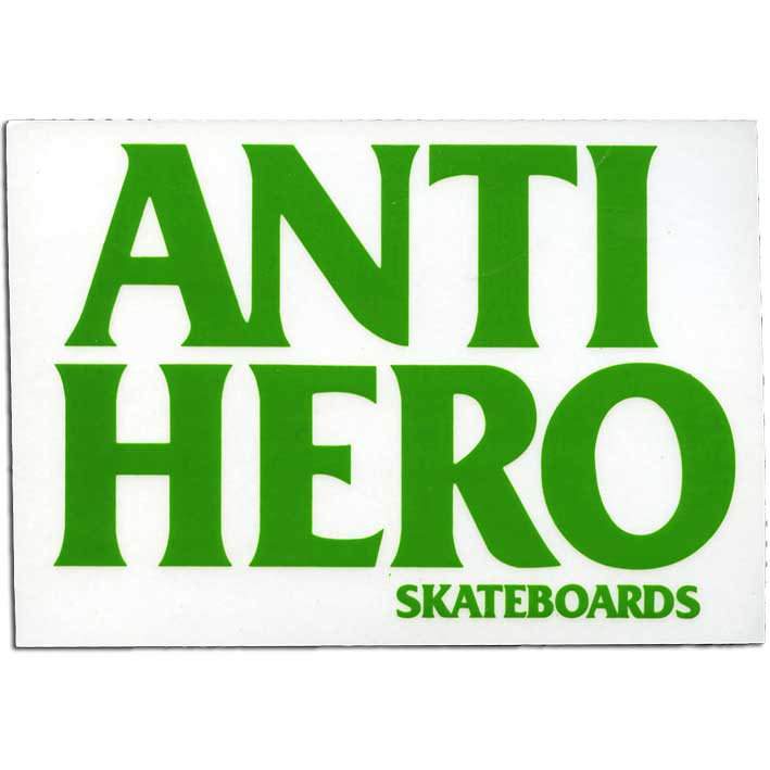 画像1: Anti-Hero Skateboards / Anti-Hero BlackHero ステッカー  [グリーン] (1)