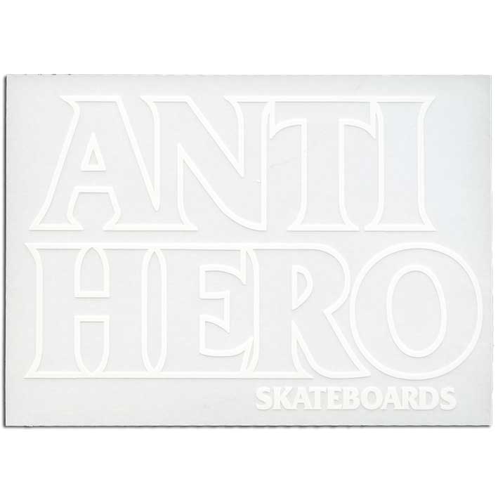画像1: Anti-Hero Skateboards / Anti-Hero BlackHero ステッカー  [ホワイト-Line] (1)