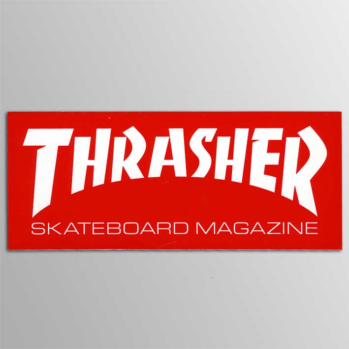 画像1: Thrasher Magazine / Thrasher Logo RD ステッカー (Medium) (1)