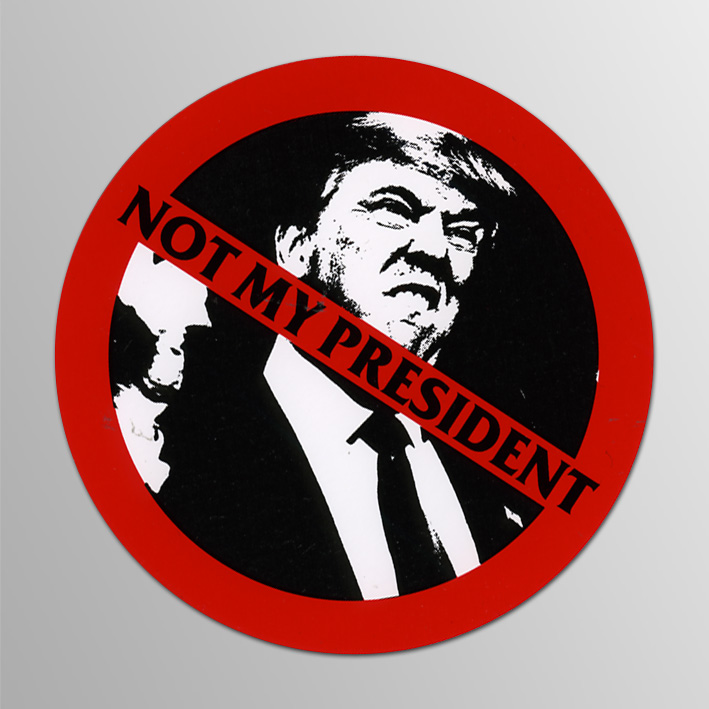 Fat Wreck Chords / NOT MY PRESIDENT ステッカー [Big]