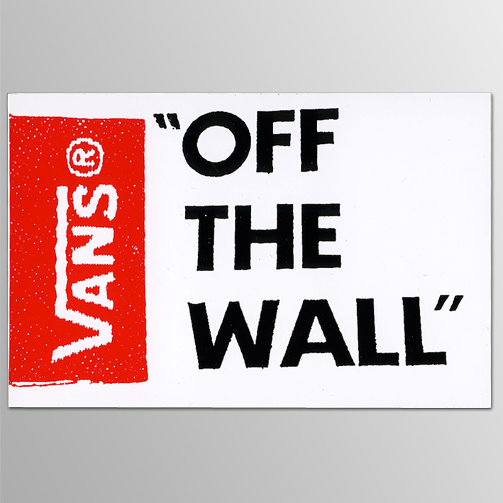 画像1: Vans Shoes/ Off The Wall WH ステッカー (1)