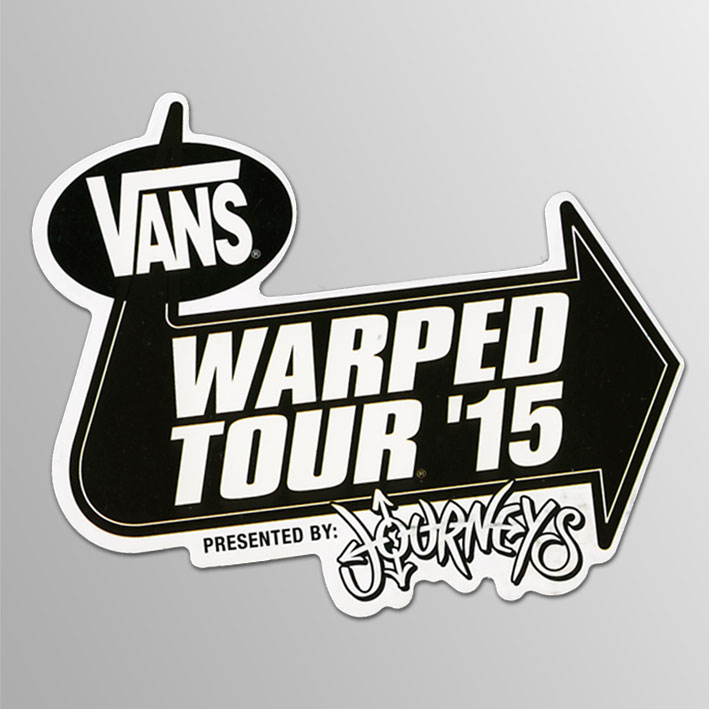 Vans Shoes / Warped Tour '15 ステッカー - PUNK MART