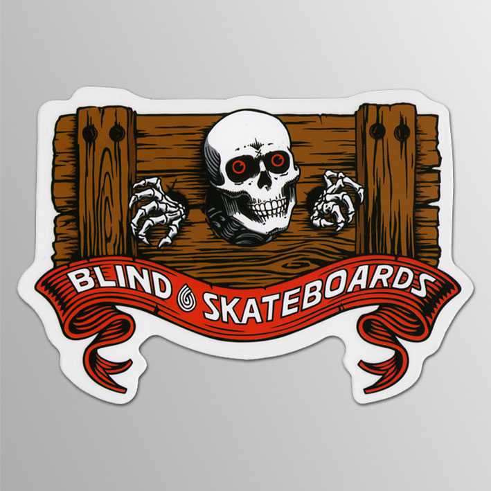画像1: Blind Skateboards / Heritage Skull ステッカー (1)