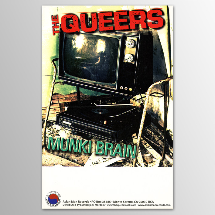 画像1: The Queers / Munki Brain ポスター (1)