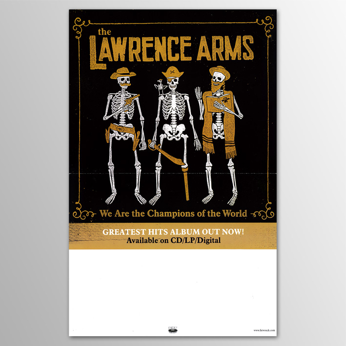 画像1: The Lawrence Arms / We Are The Champions of The World ポスター (1)