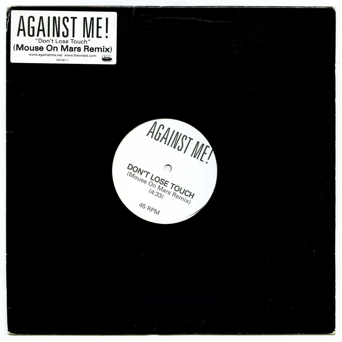 [12inch　PUNK　アナログ]【ユーズド】　Don't　Against　Touch　MART　Me!　Lose