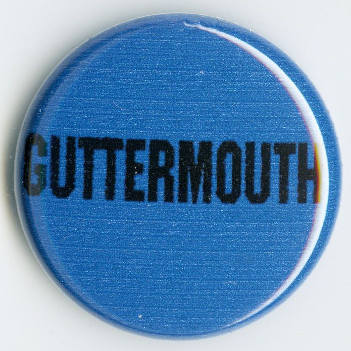 画像1: Guttermouth / Blue and Black Logo バッヂ (1)