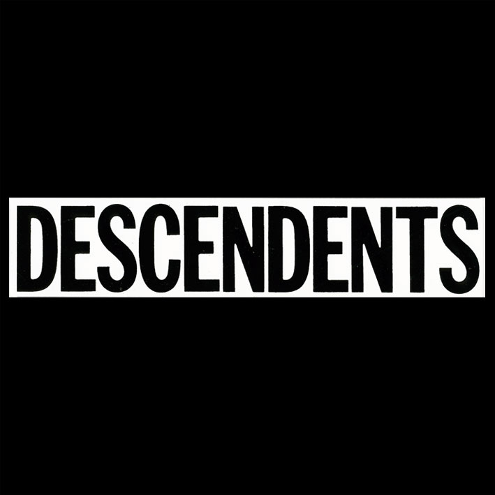 画像1: Descendents / Middle Logo White ステッカー (1)