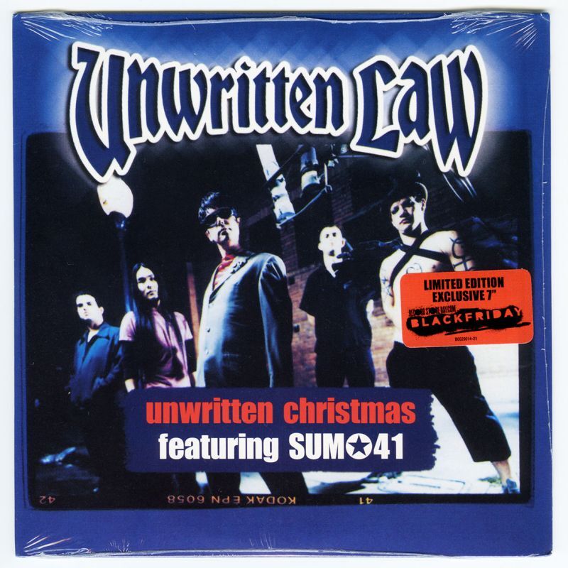 画像1: Unwritten Law Featuring Sum 41 / Unwritten Christmas [Black Friday 2018] [US Orig.EP | Limited Edition] [7inch | Interscope]【新品】 (1)