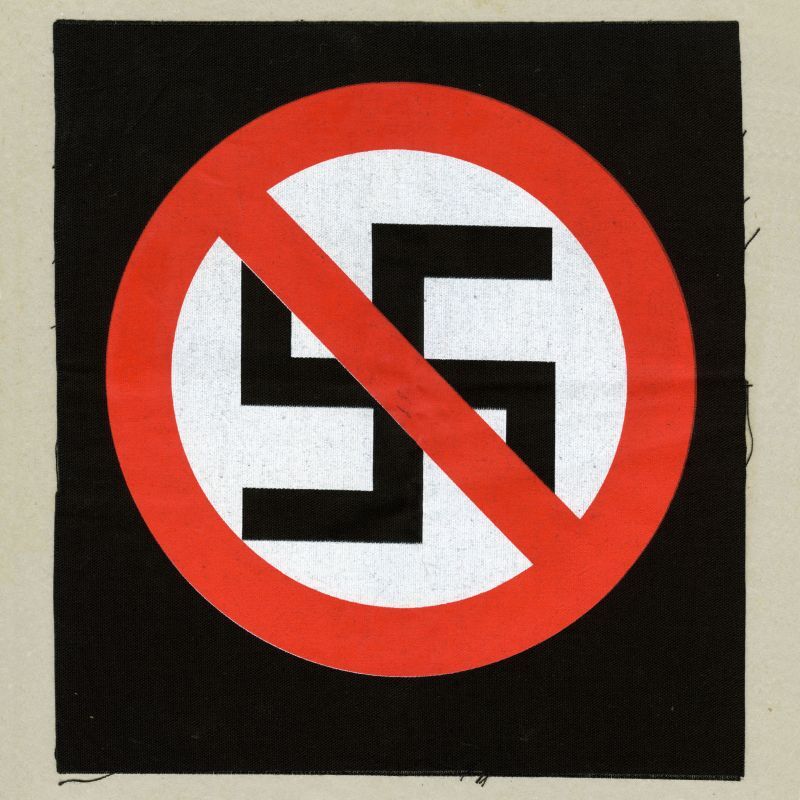 画像1: No Nazis / Logo バックパッチ (1)