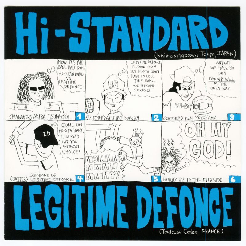 Hi-Standard | Legitime Defonce / Split [JPN Orig.EP] [7inch | HG 