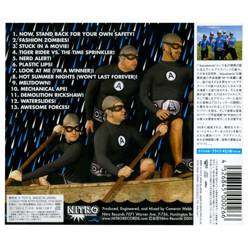 日本盤】The Aquabats / Charge!! [JPN Org.LP] [CD