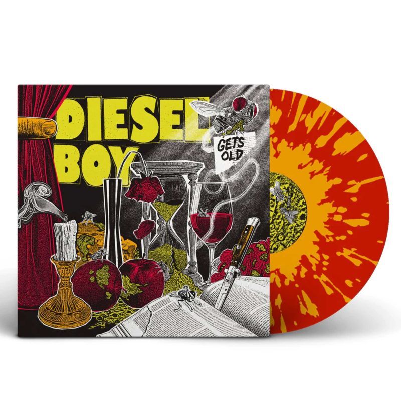 Diesel Boy / Gets Old [Worldwide Orig.LP | Red w/ Orange Splatter] [12inch | SBÄM]【新品】