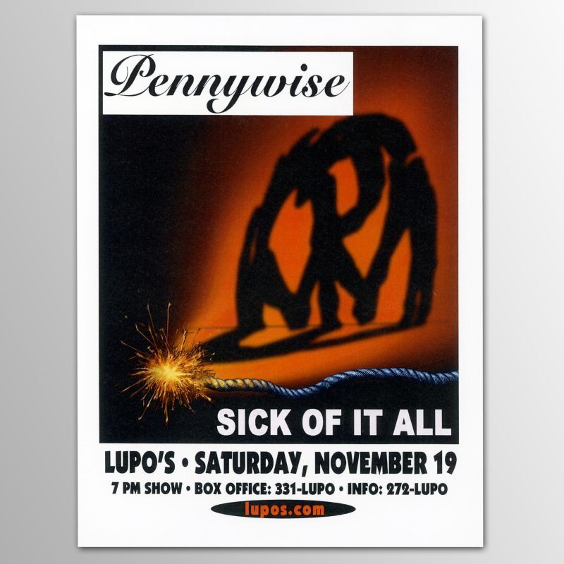 Pennywise / Providence 2006 ポスター [w/ Sick Of It All]