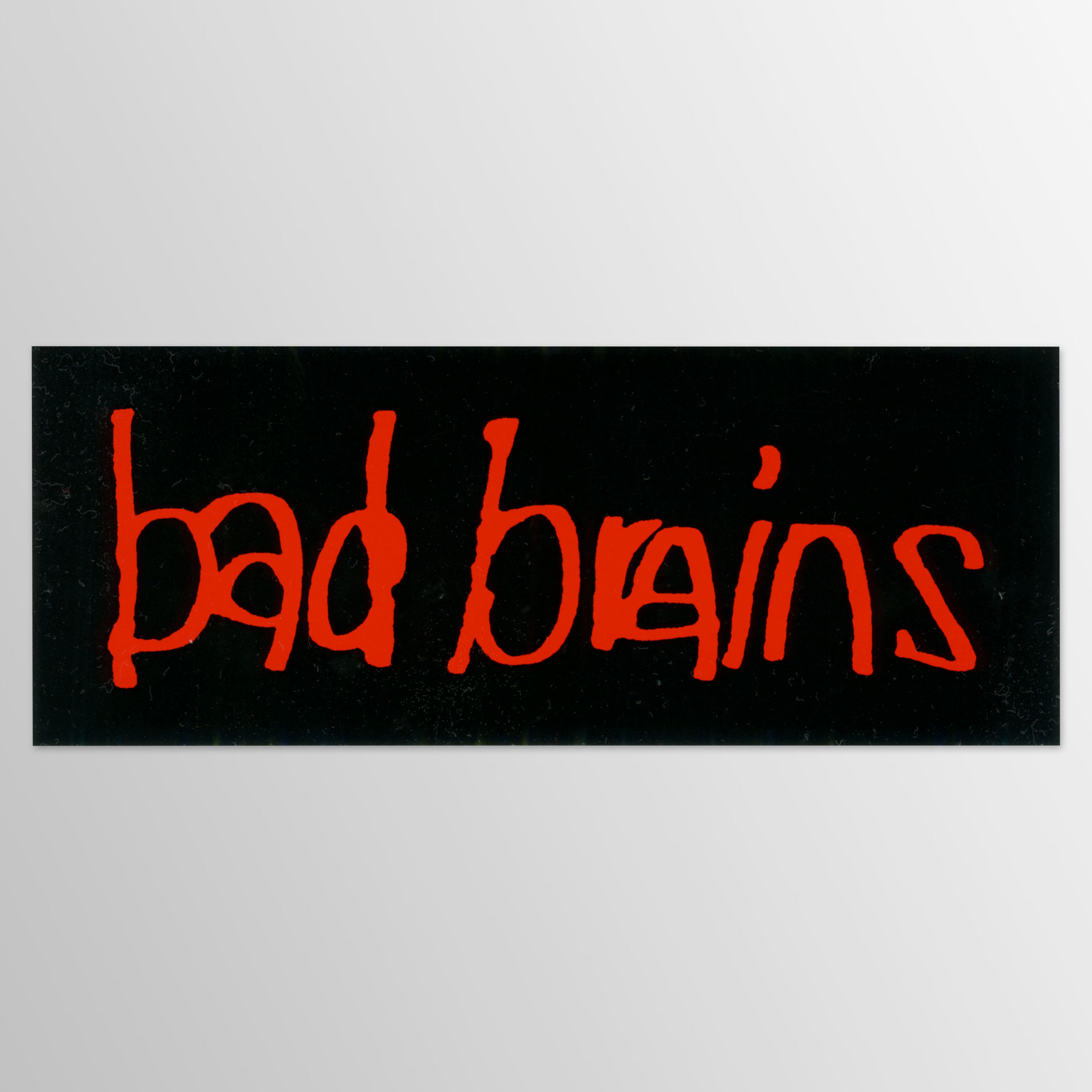 Bad Brains / Red on Black Logo ステッカー