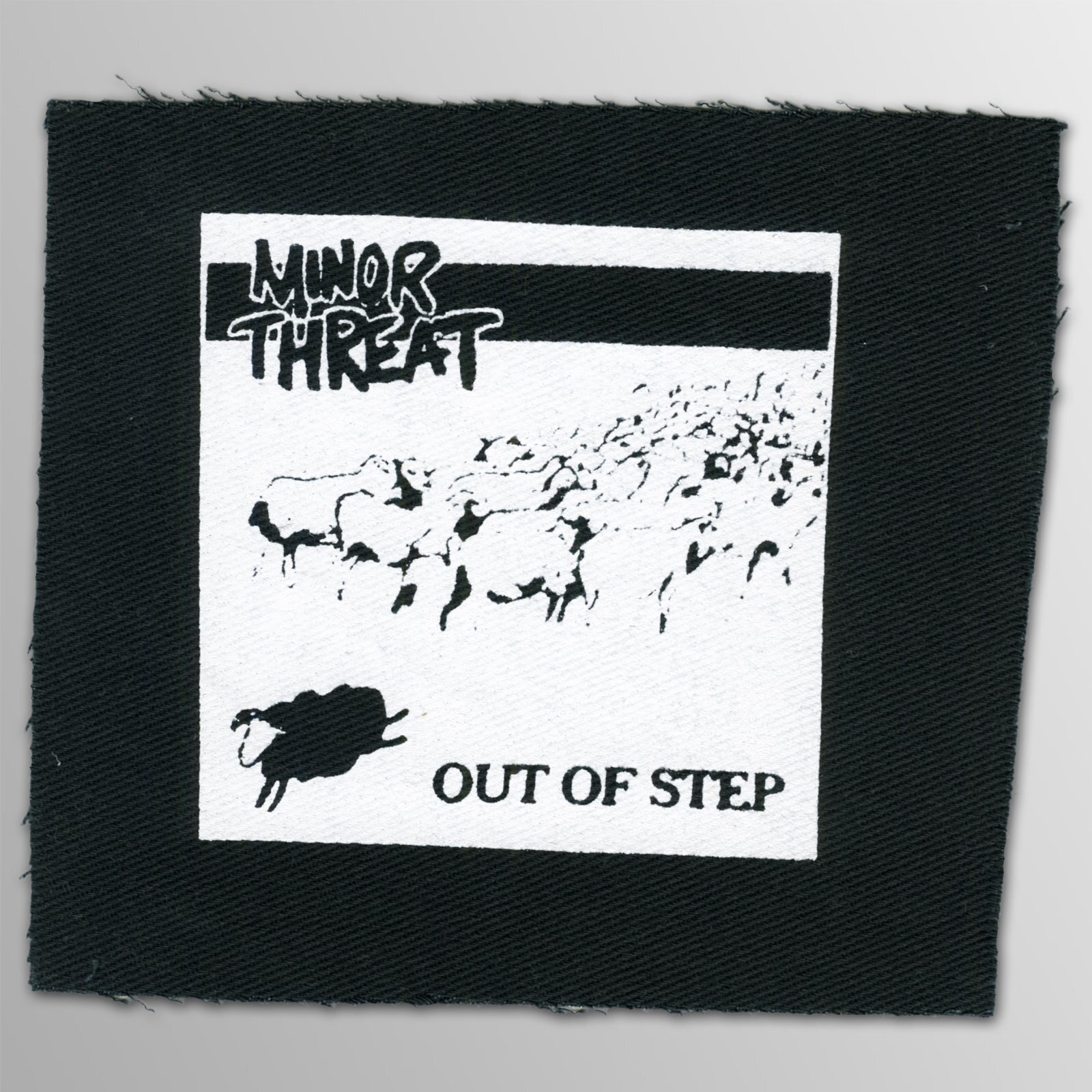Minor Threat / Out Of Step Cloth パッチ